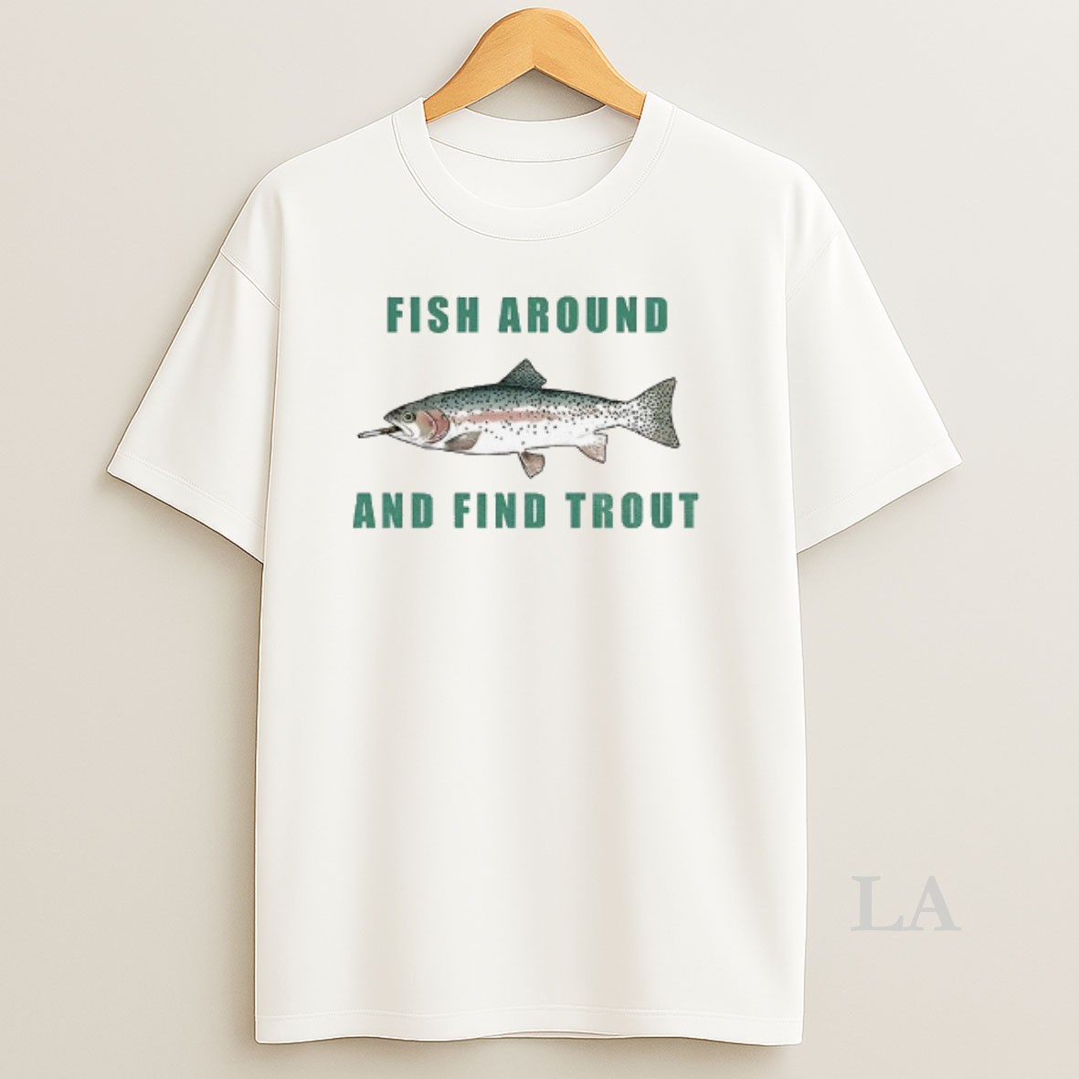 Original Searching For Trout Fish Around And Find Trout Shirt