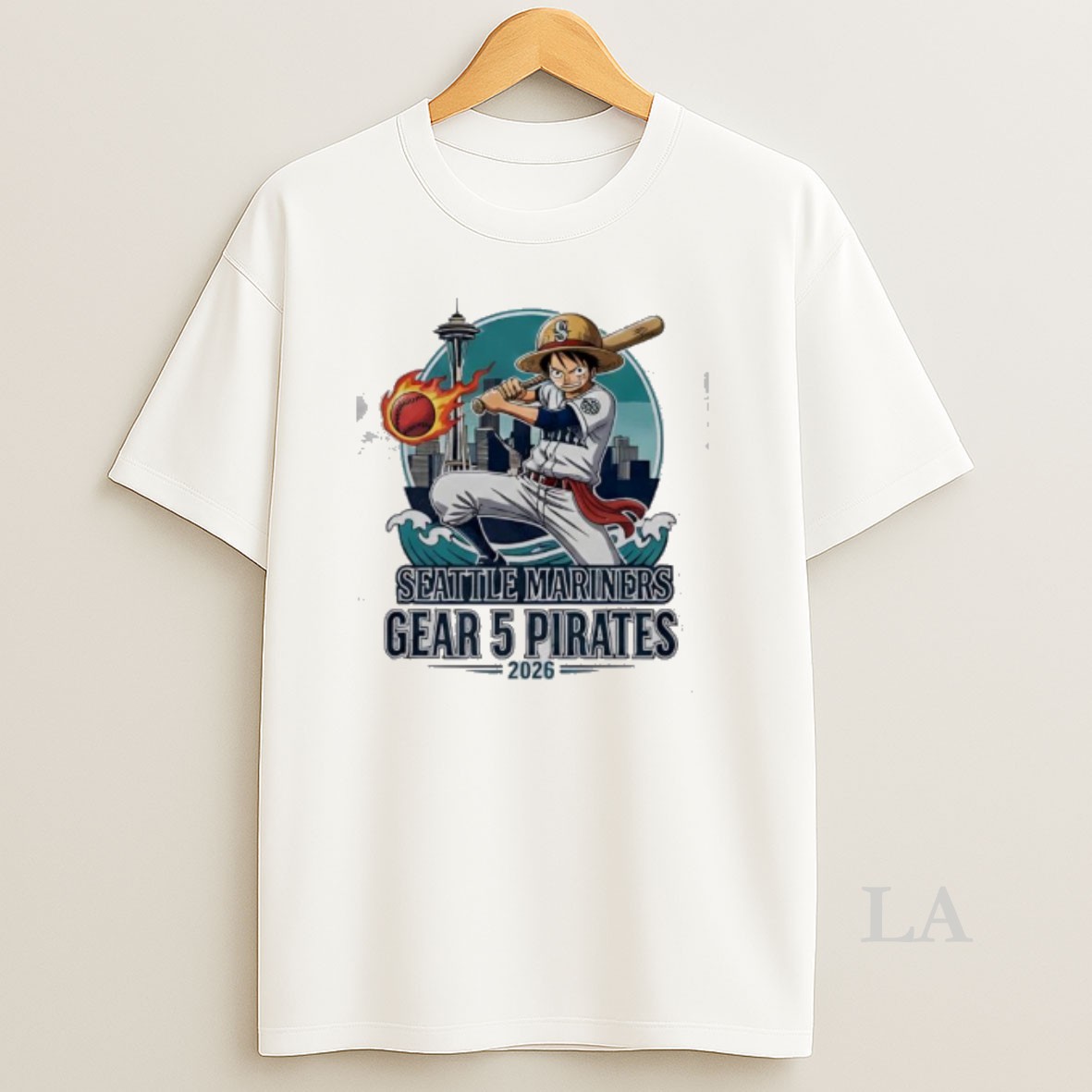 Original Seattle Mariners One Piece 2026 Luffy Gear 5 Pirates Shirt