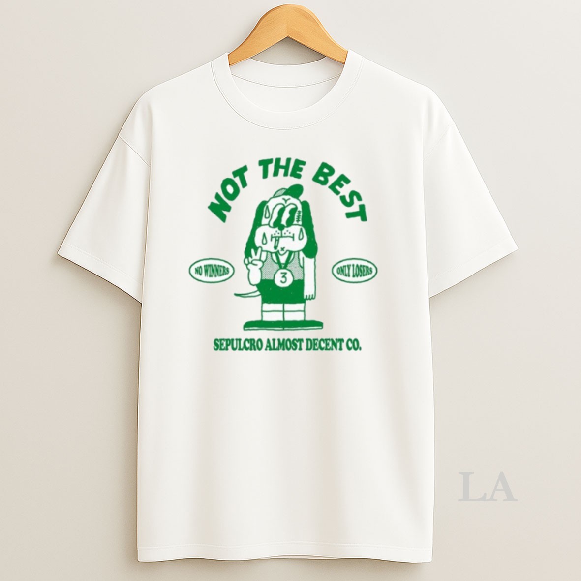 Original Sepulcro Almost Decent Co Not The Best No Winners Only Losers Shirt