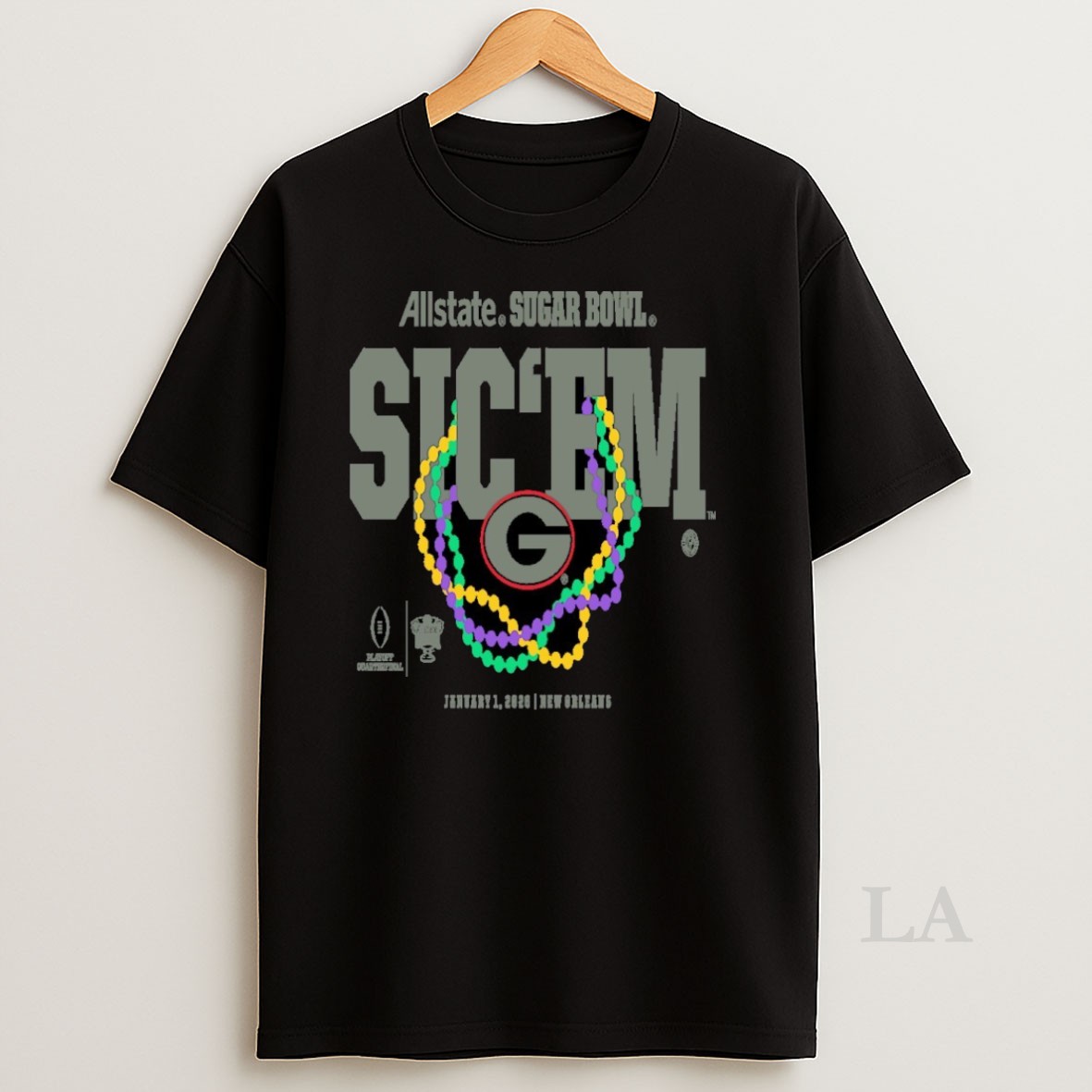 Original Sic Em Georgia Bulldogs Allstate Sugar Bowl 2026 Shirt
