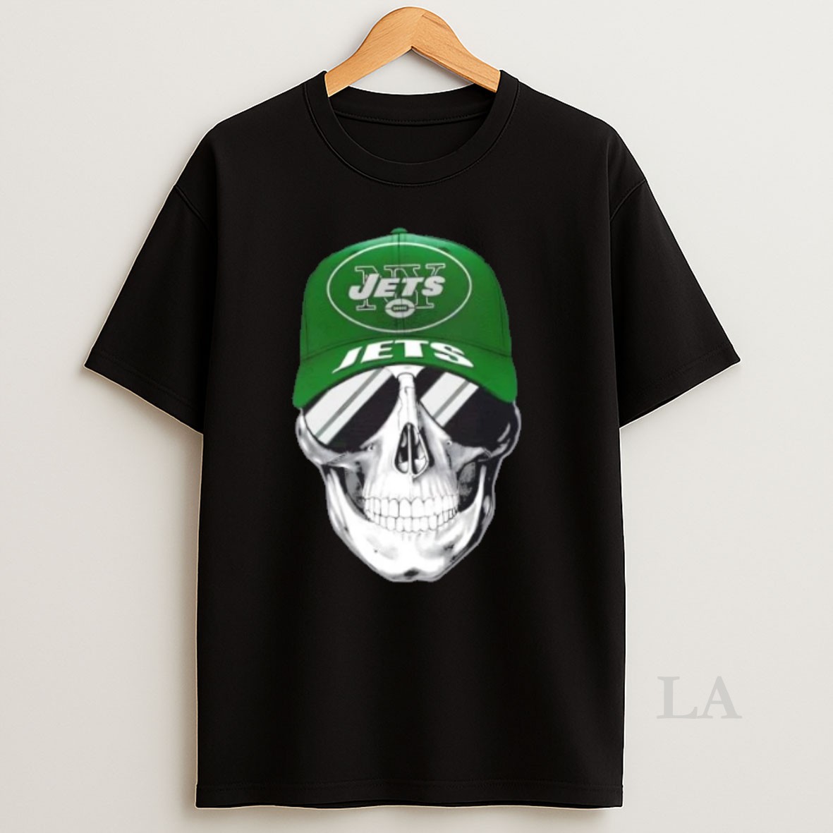 Original Skull Wearing A Cap And Smile New York Jets Fans Shirt