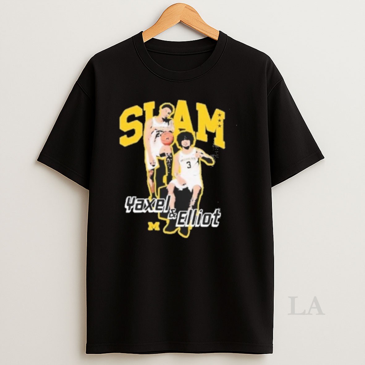 Original Slam Michigan Wolverines Basketball Yaxel And Elliot Shirt