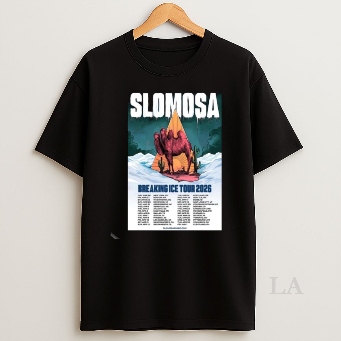 Original Slomosa Breaking Ice Tour 2026 Shirt