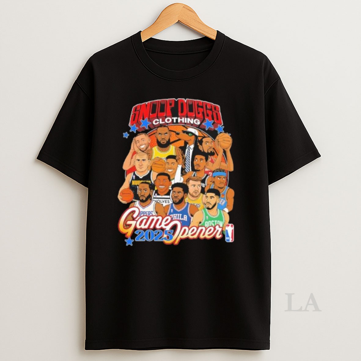 Original Snoop Dogg Snoopy Game Opener 2025 Sdc X Nba Players Shirt