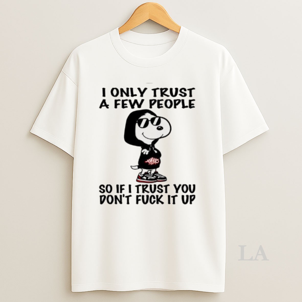 Original Snoopy I Only Trust A Few People Shirt