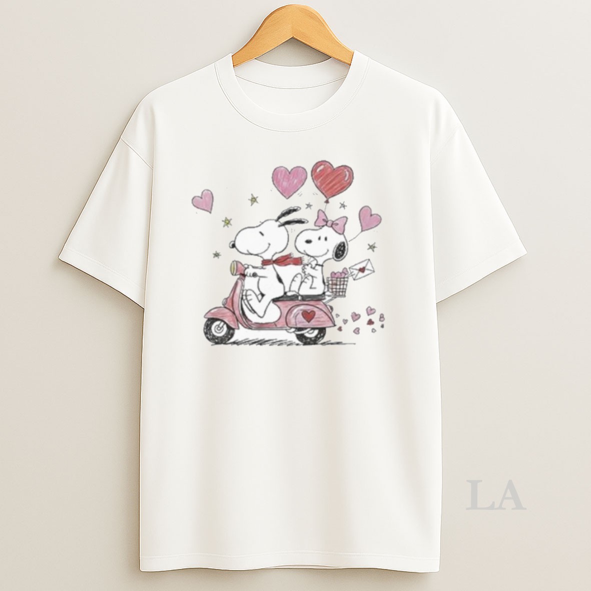 Original Snoopy The Peanuts Valentine Heart Shirt