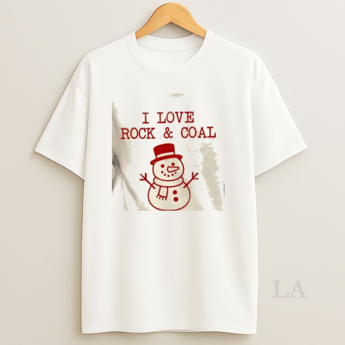 Original Snowman I Love Rock And Coal Christmas Shirt