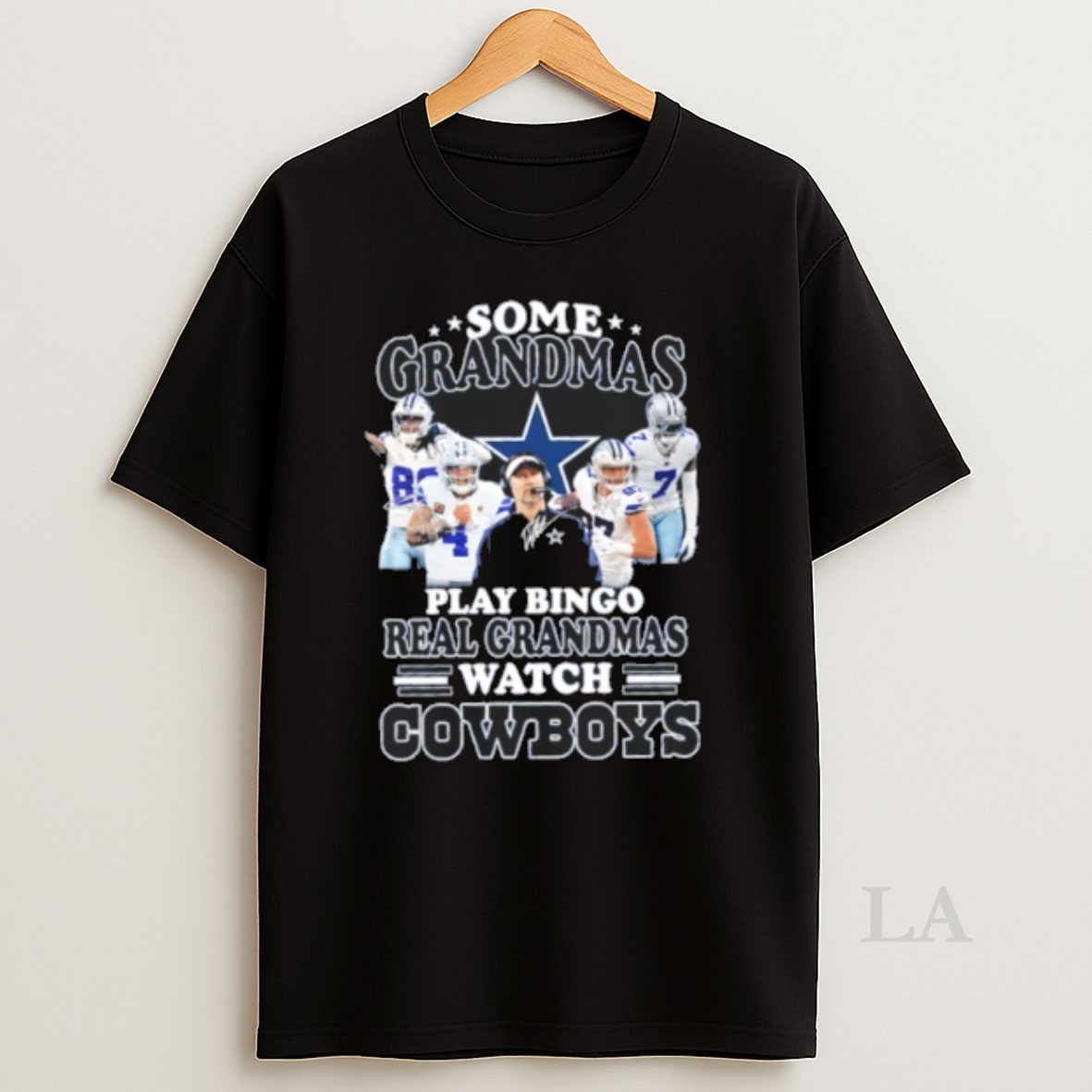 Original Some Grandmas Team Player Play Bingo Real Grandmas Watch Cowboys Shirt