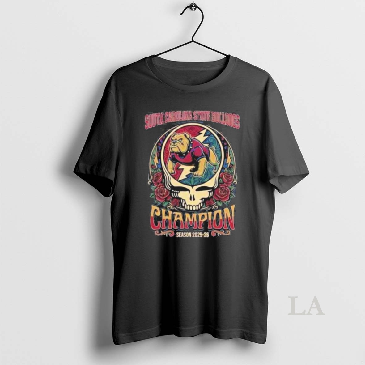 Original South Carolina State Bulldogs X Grateful Dead 2025 Cricket Celebration Bowl Champions Shirt