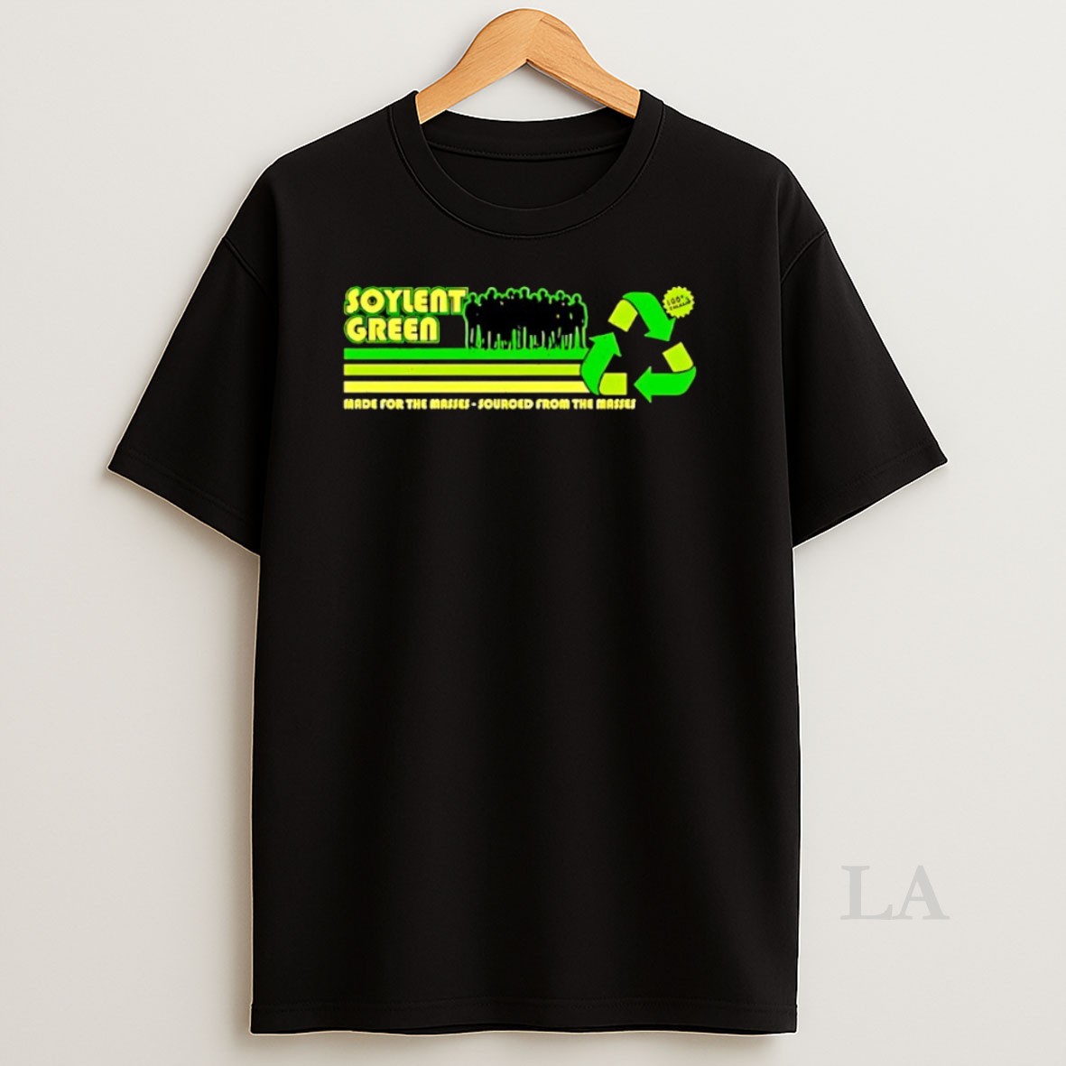 Original Soylent Green Made For The Masses Sourced From The Masses Logo Shirt