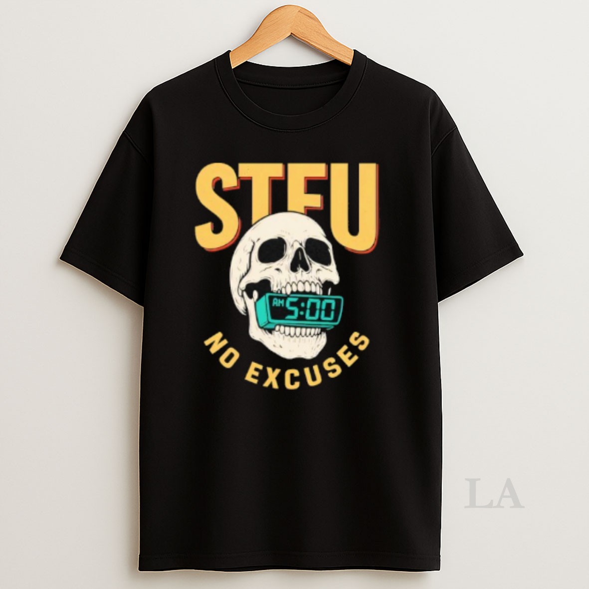Original Stfu No Excuses Skull Shirt