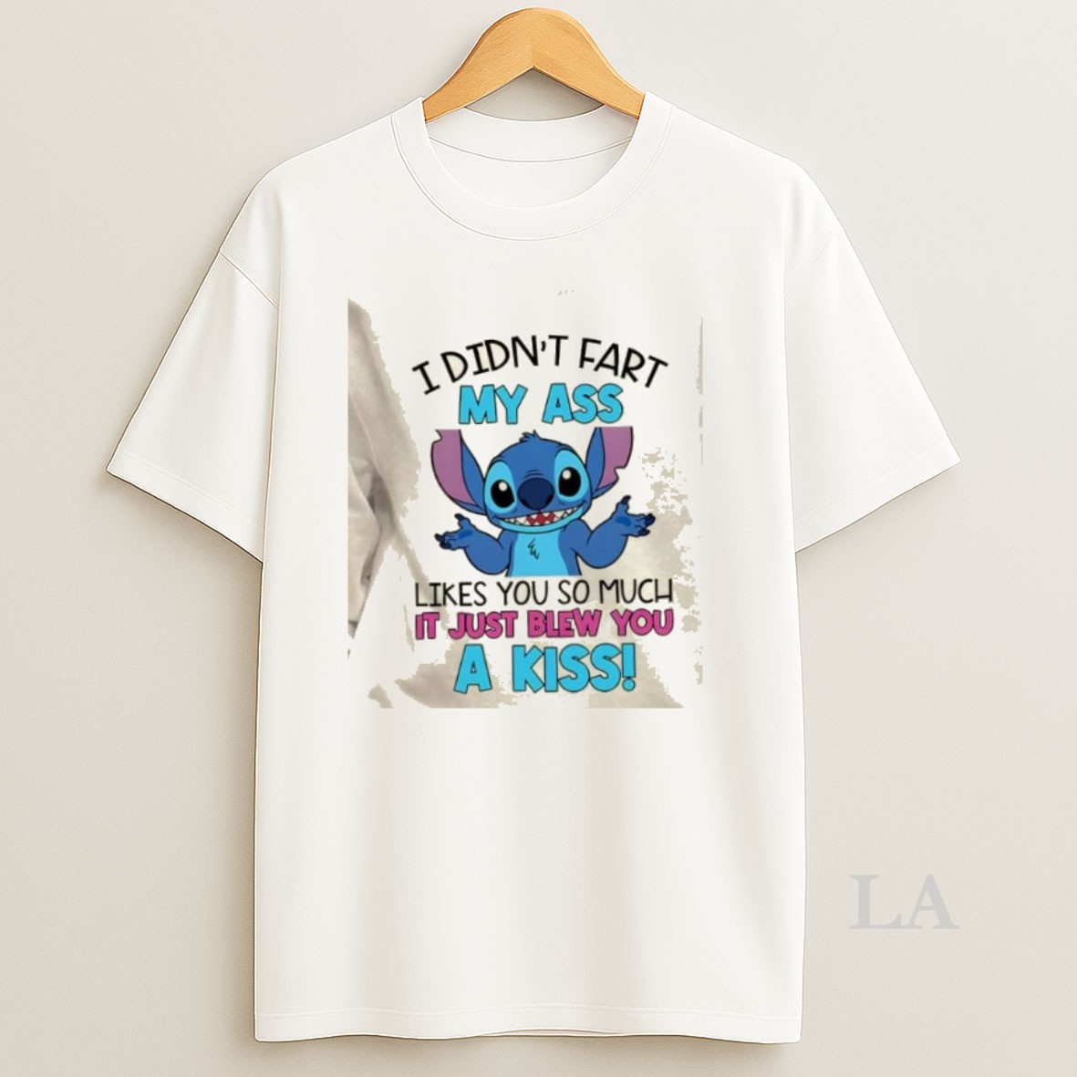Original Stitch I Didnt Fart My Ass Likes You So Much It Just Blew You A Kiss Shirt