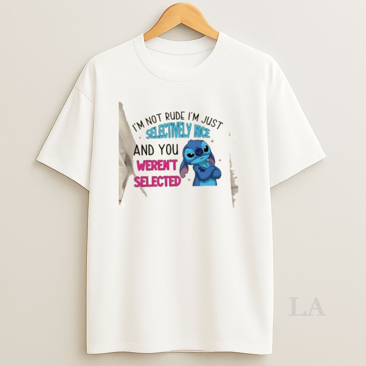 Original Stitch Im Not Rude Im Just Selectively Nice And You Werent Selected Shirt
