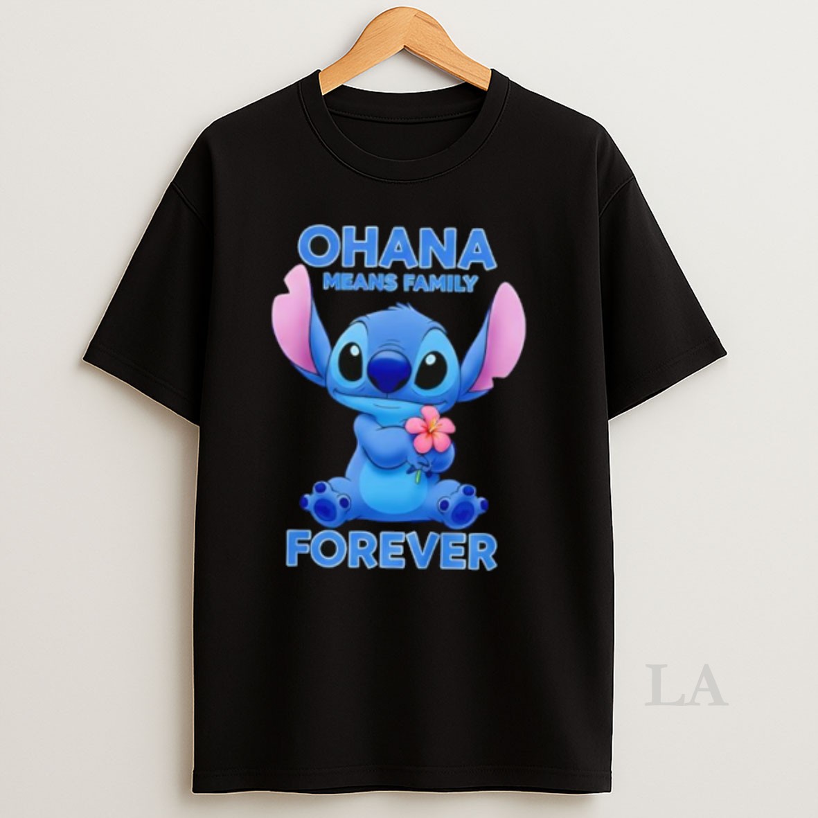 Original Stitch Ohana Means Family Forever Shirt