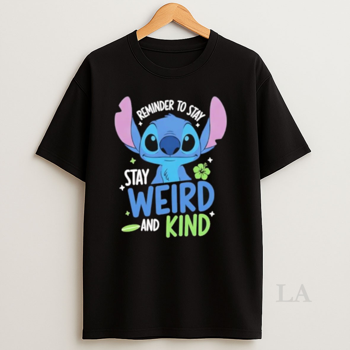 Original Stitch Reminder To Stay Weird And Kind Shirt