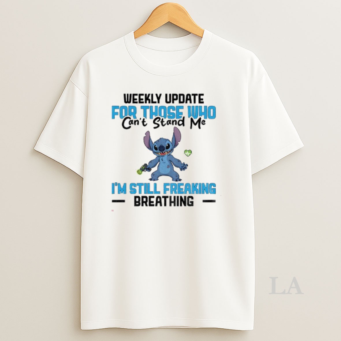 Original Stitch Weekly Update For Those Who Cant Stand Me Im Still Freaking Breathing Christmas Shirt