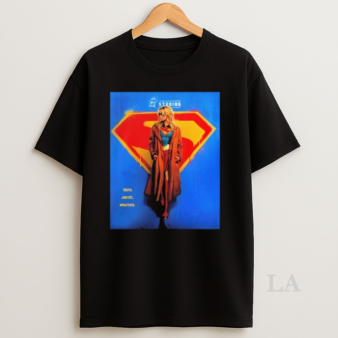 Original Supergirl Dc Studios Movie Truth Justice Whatever In Theaters June 26 2026 Shirt