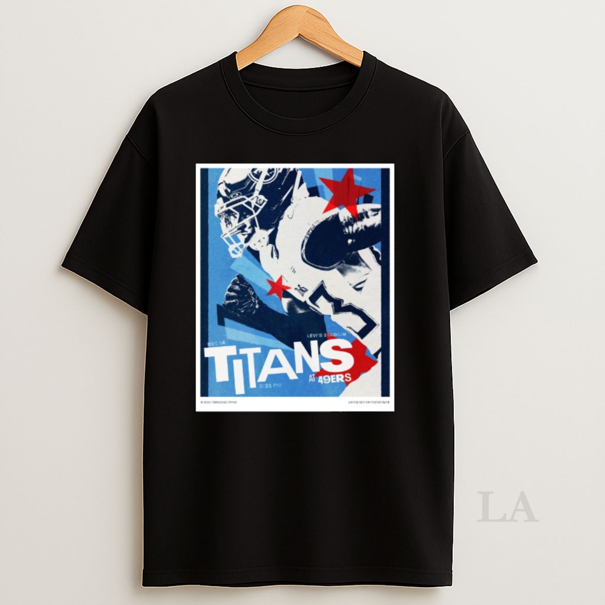 Original Tennessee Titans At San Francisco 49ers Nfl Football Game December 14 2025 Levis Stadium Shirt
