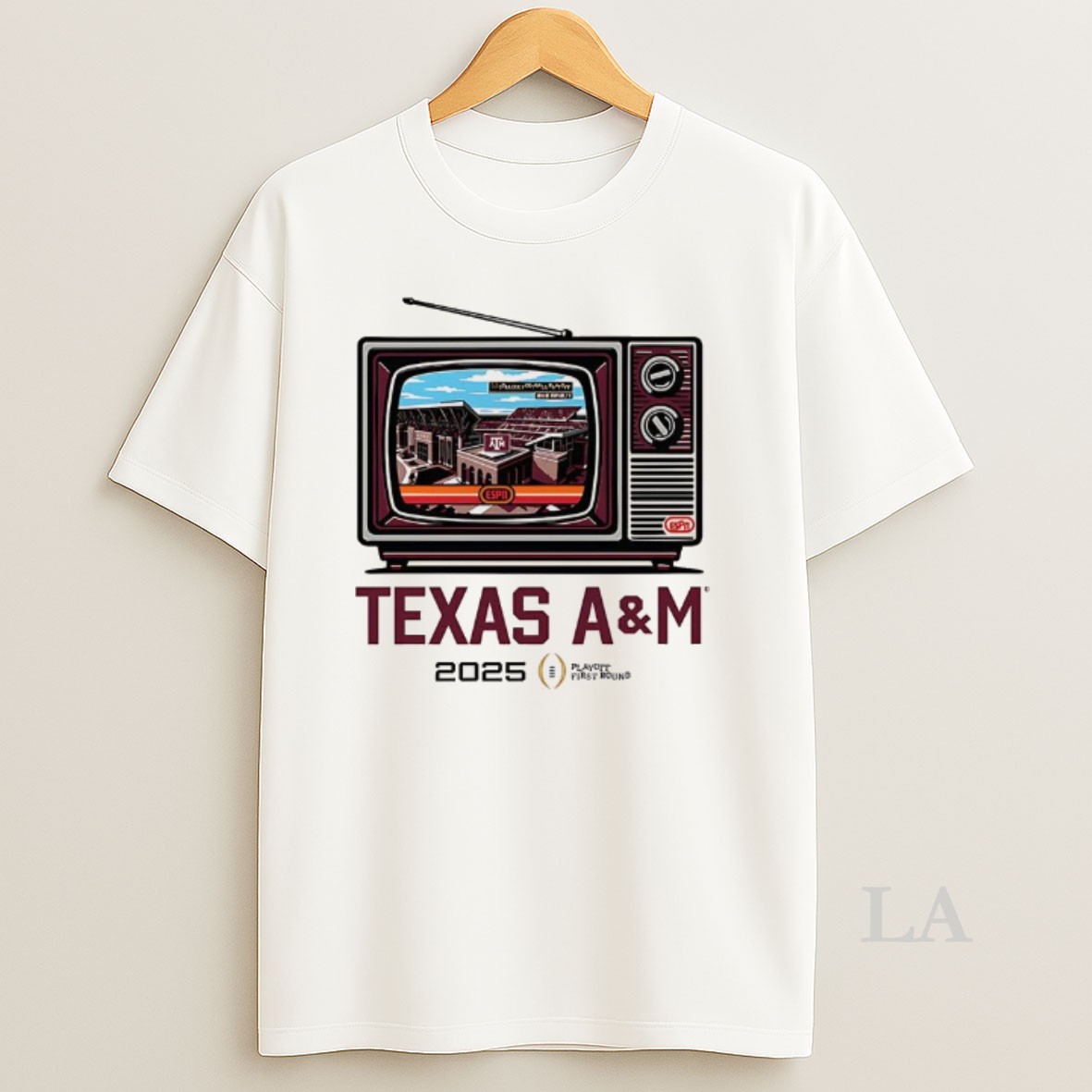 Original Texas Am Aggies Cfp 2025 2026 Kyle Field Tv Stadium Shirt