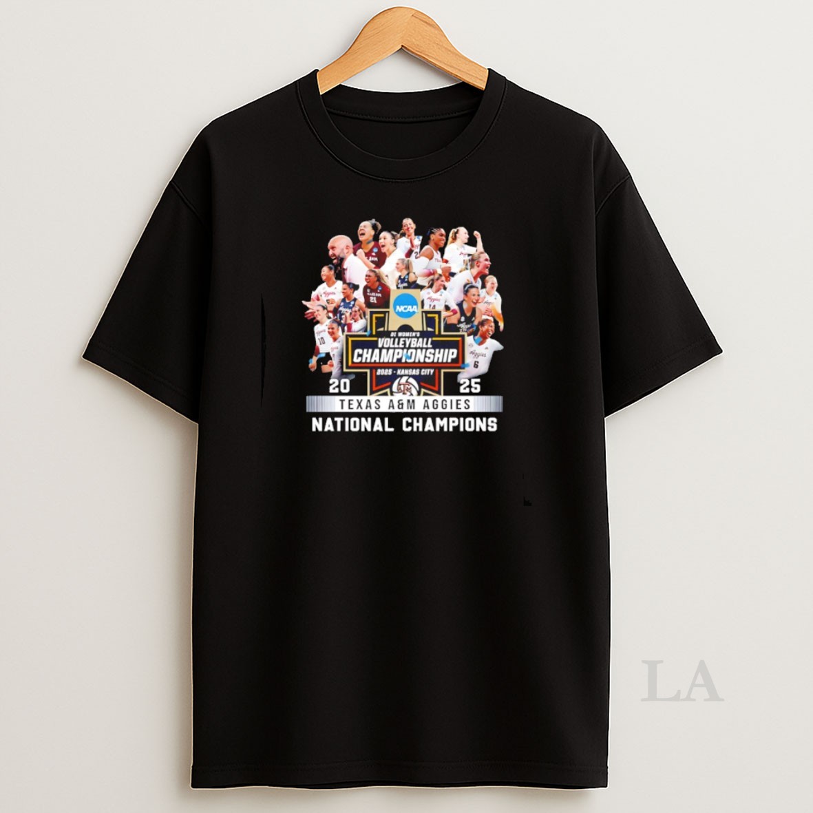 Original Texas Am Aggies Womens Volleyball 2025 National Champions All Team Shirt