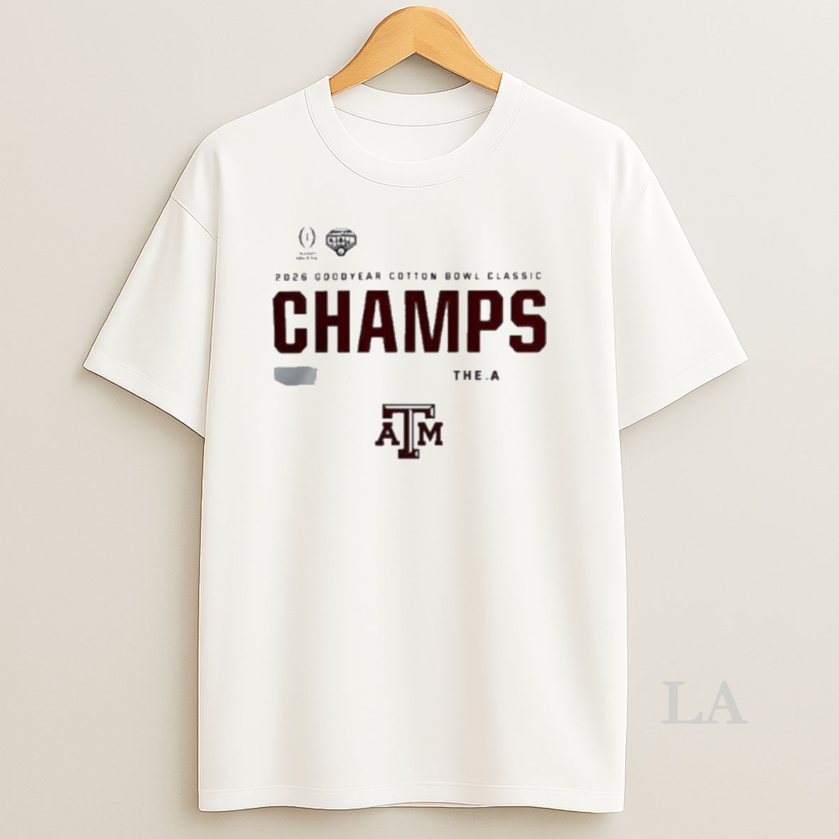 Original Texas Am Aggies 2026 Cotton Bowl Champions Playoff Shirt