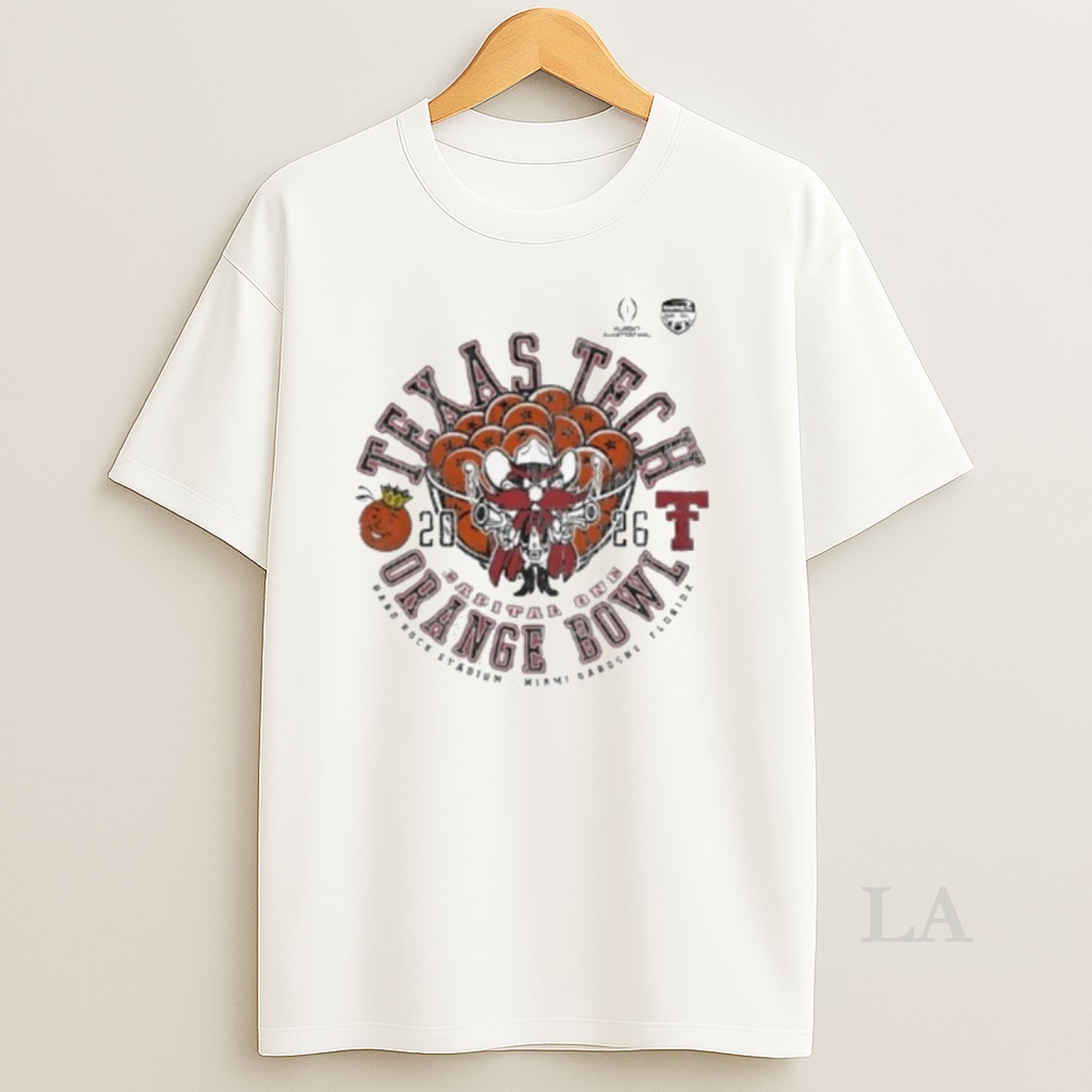 Original Texas Tech Red Raiders 2026 Cfp Capital One Orange Bowl Shirt