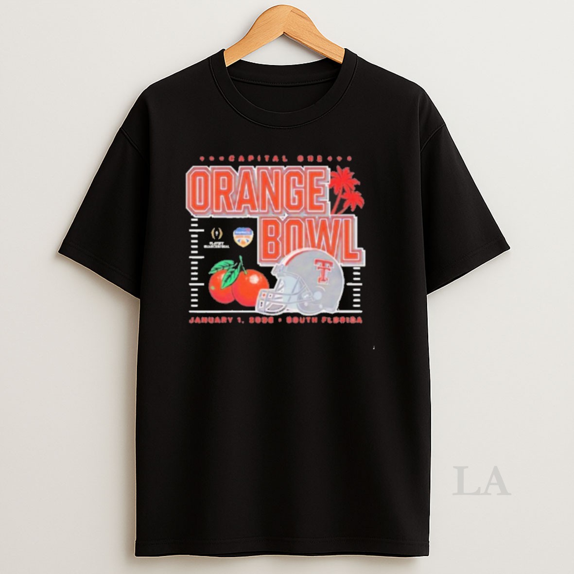 Original Texas Tech Red Raiders Capitail One Orange Bowl 2026 Shirt