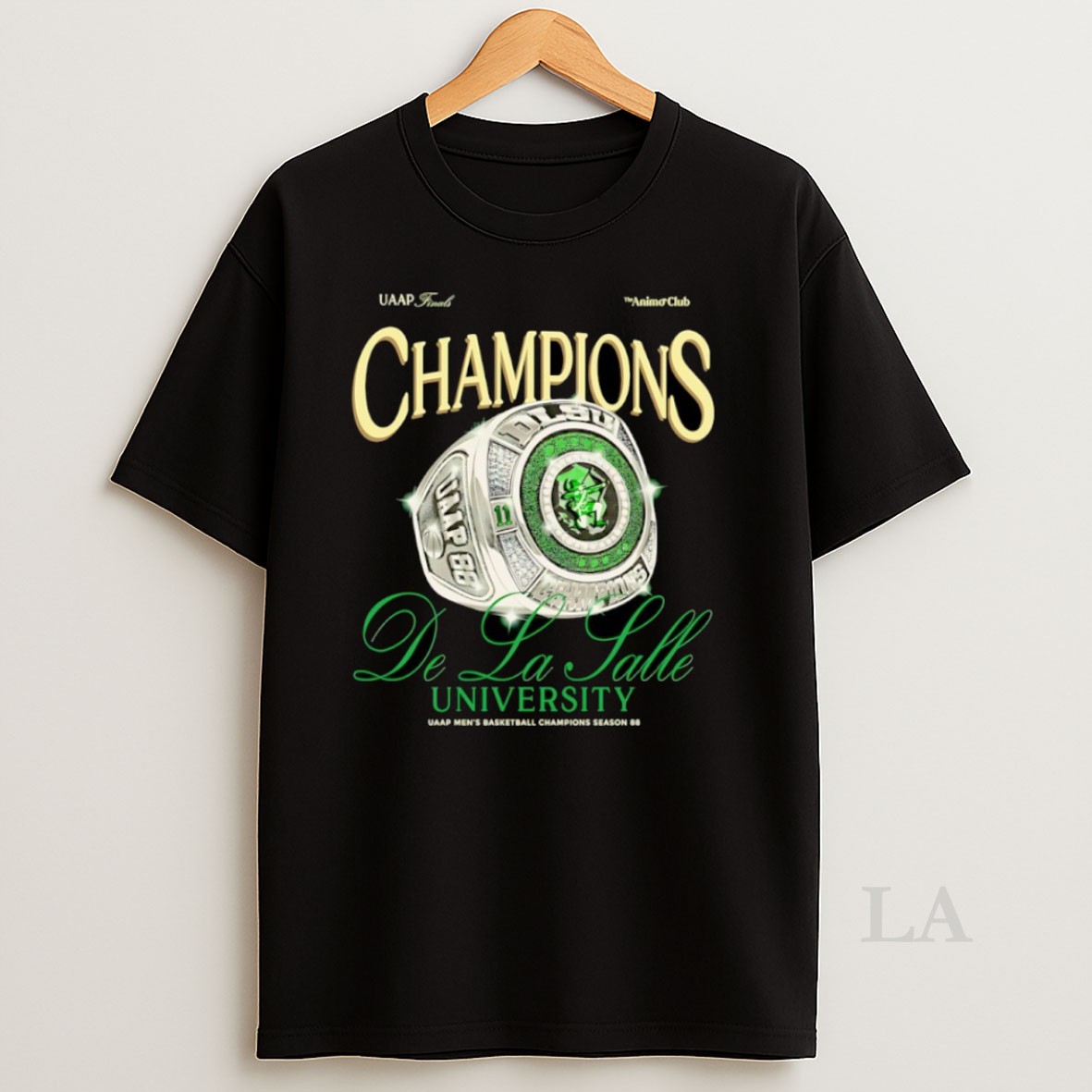Original The Animo Club Uaap Finals Champions De La Salle University Uaap Mens Basketball Champions Season 88 Ring Shirt