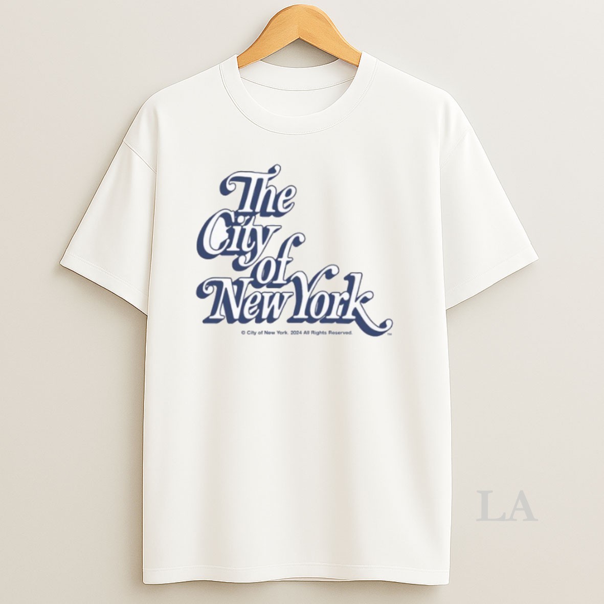 Original The City Of New York Drop Shadow Only Ny Shirt