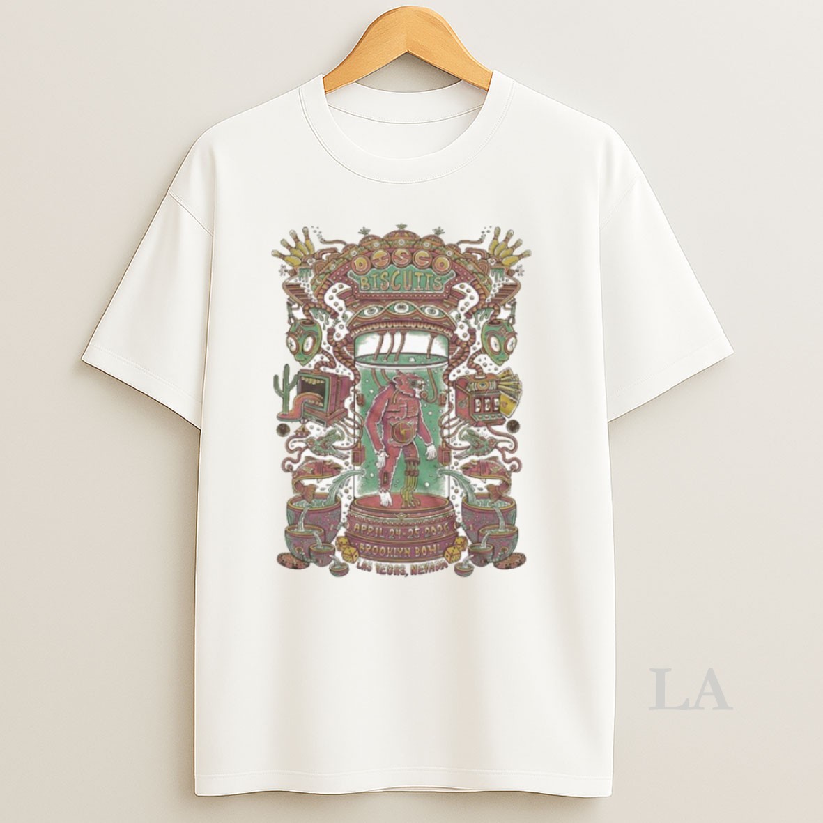 Original The Disco Biscuits Las Vegas Nevada 2025 Event At Brooklyn Bowl On April 24 25 2026 Shirt