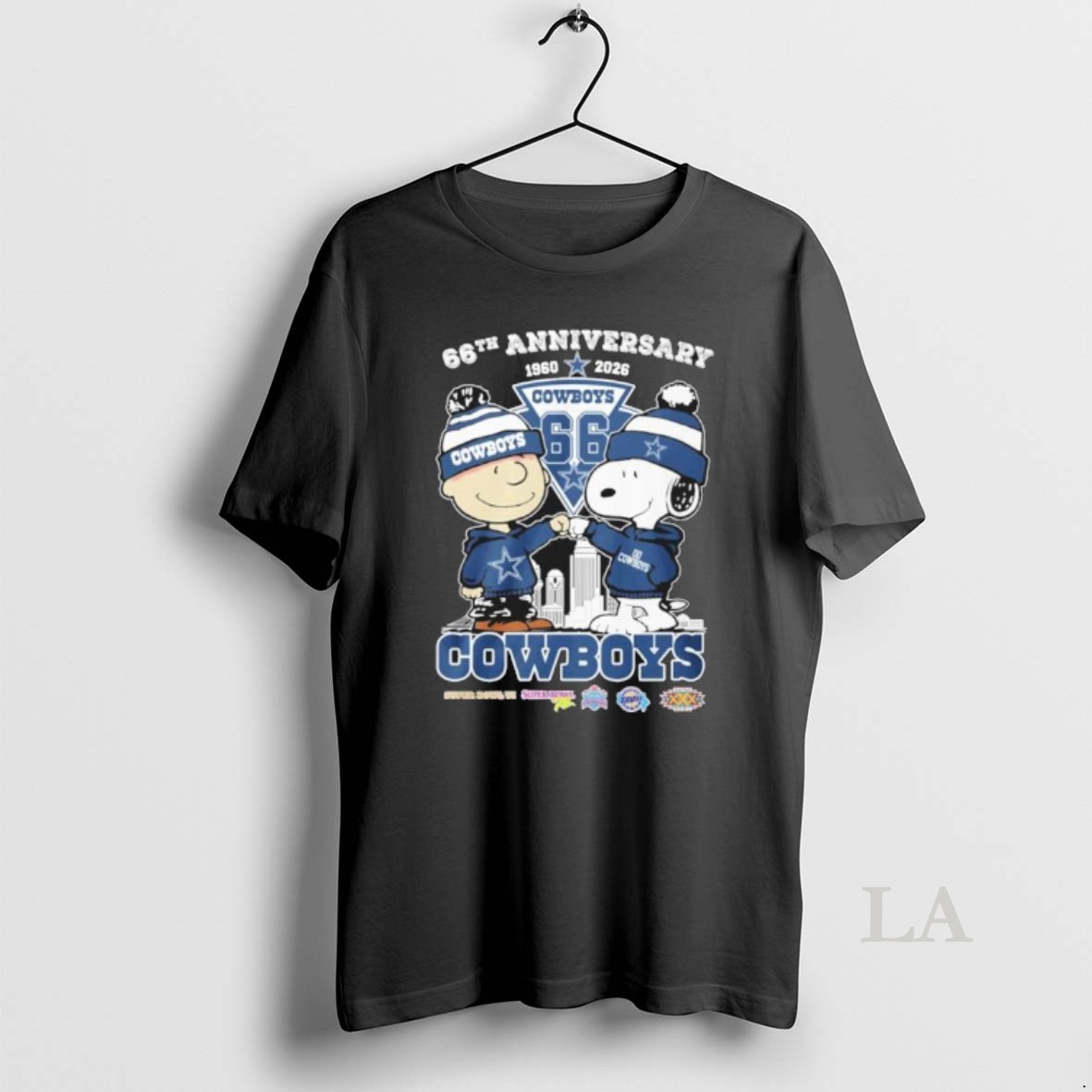 Original The Peanuts Fist Bump X Dallas Cowboys 66th Anniversary Shirt
