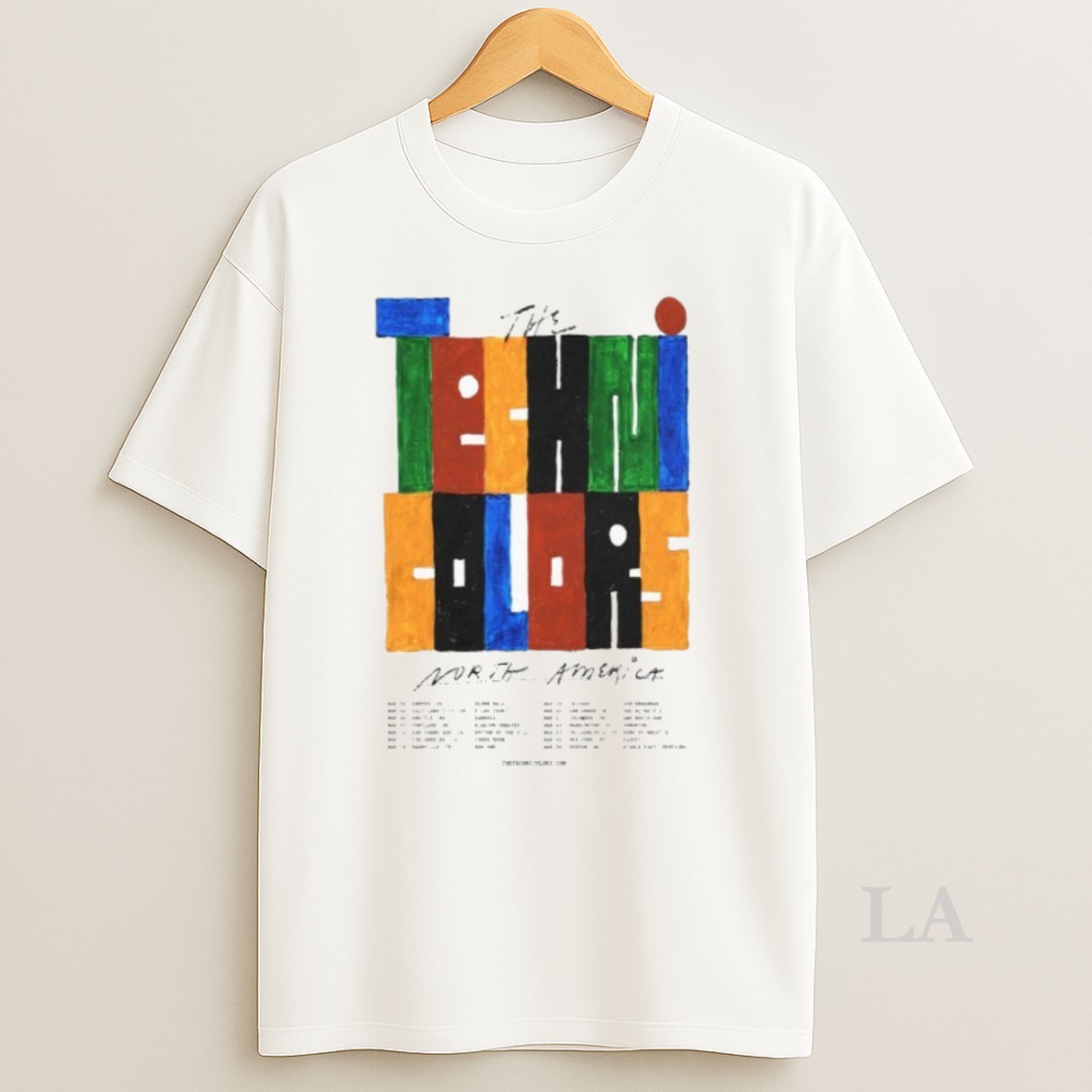 Original The Technicolors North America 2026 Tour Shirt