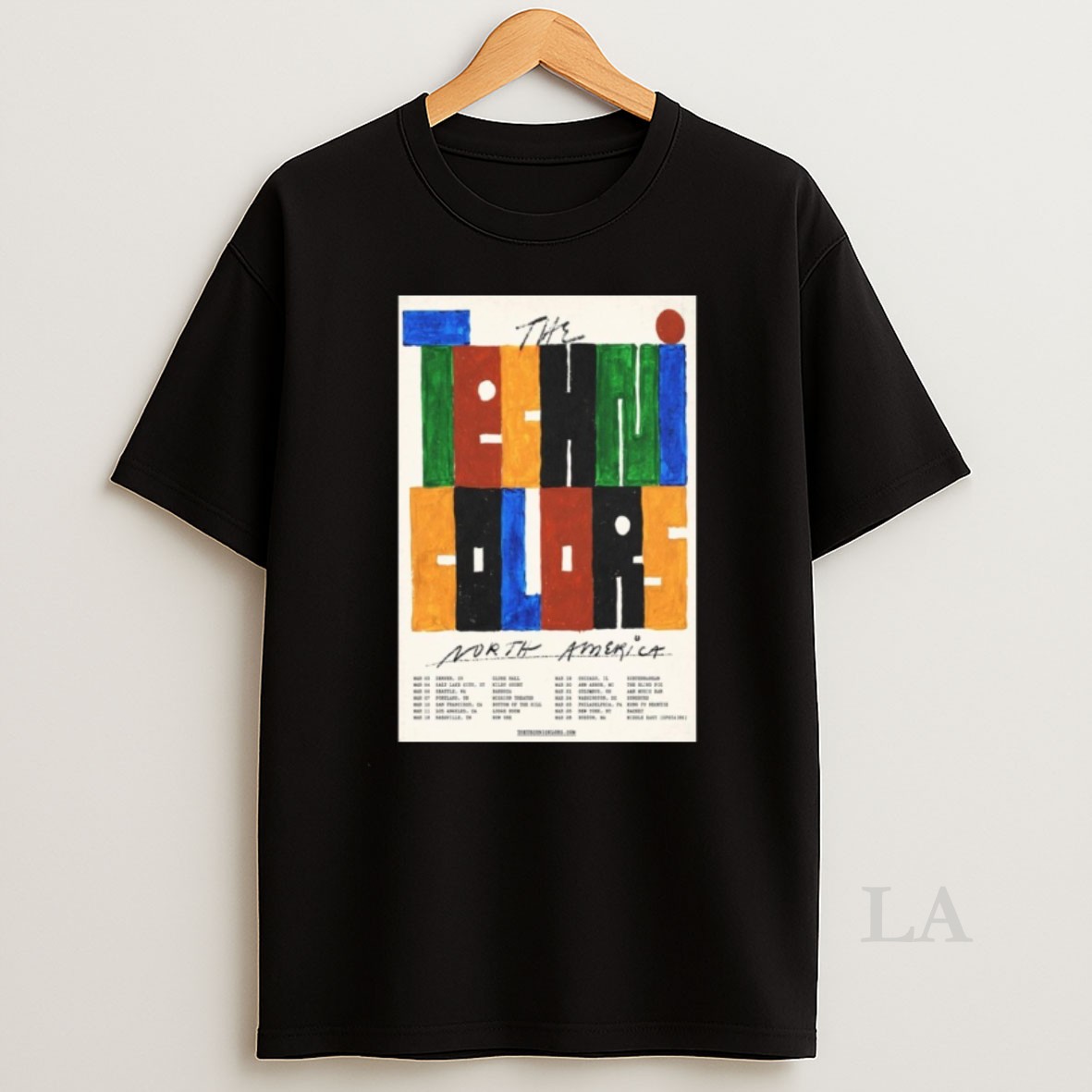 Original The Technicolors North America Live Tour 2026 Shirt