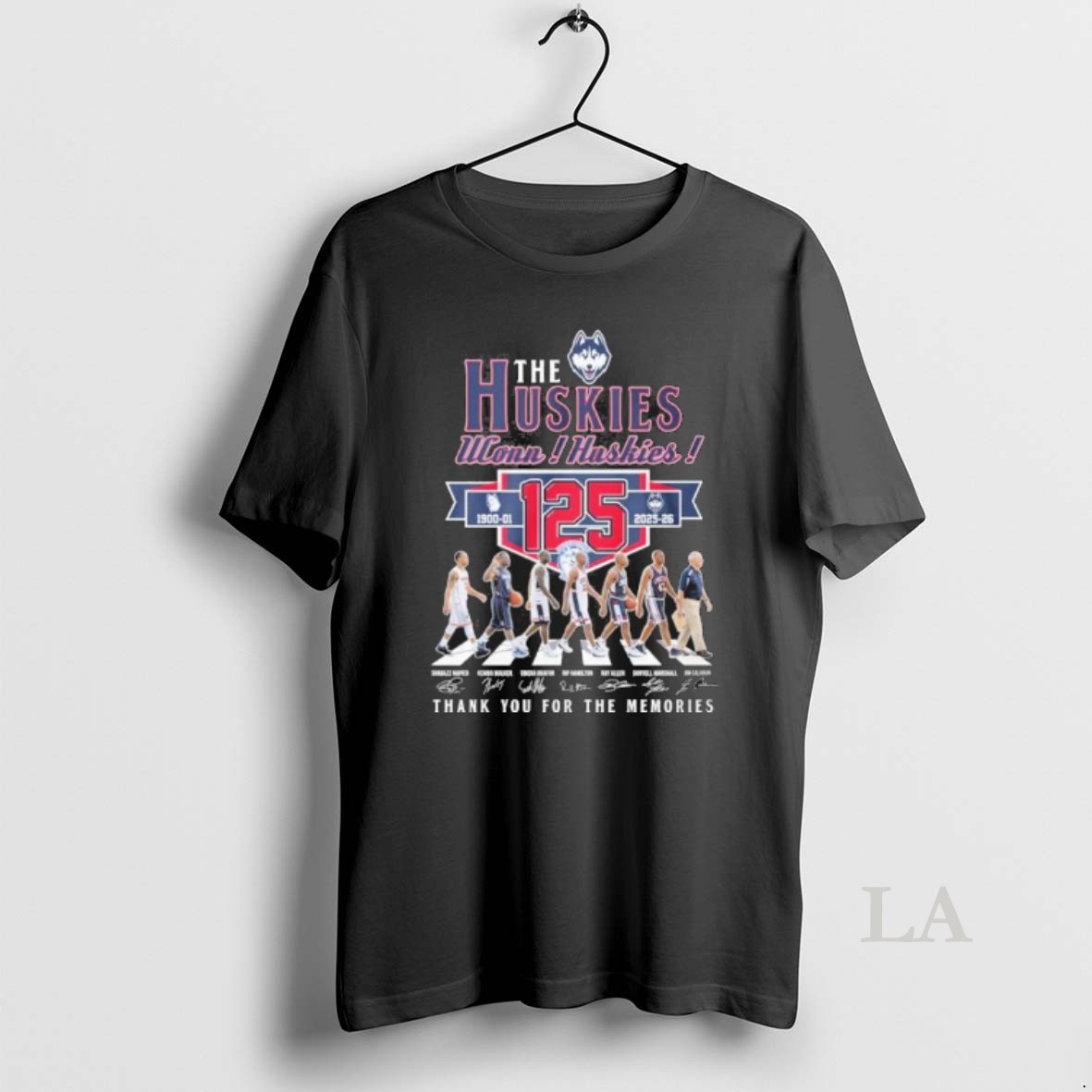 Original The Uconn Huskies Mens Basketball Abbey Road 125th Anniversary 1901 2026 Shirt
