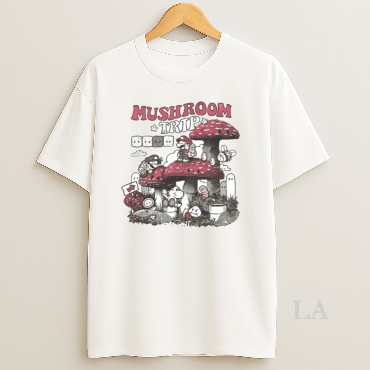 Original The Yetee Mushroom Trip Shirt