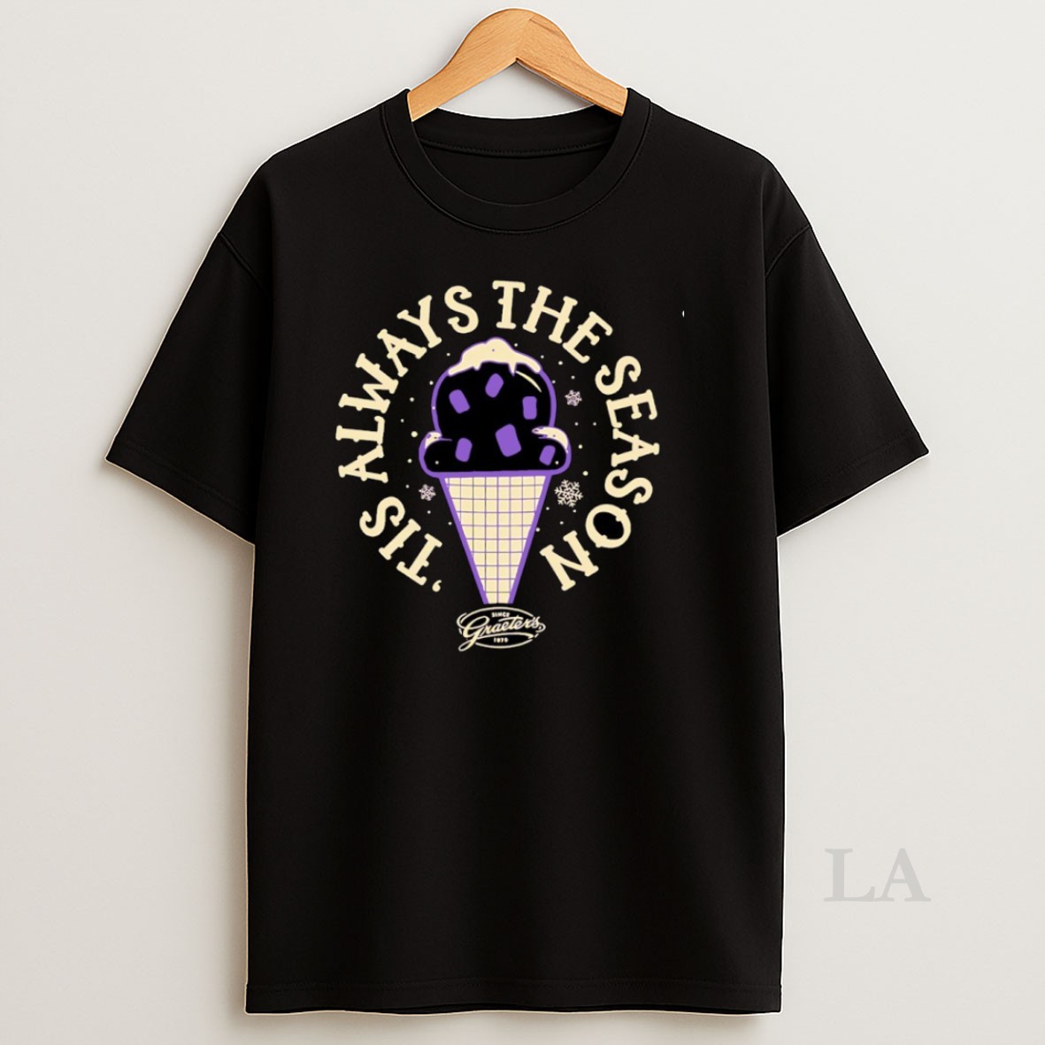 Original Tis Always The Season For Graeters Ice Cream Shirt