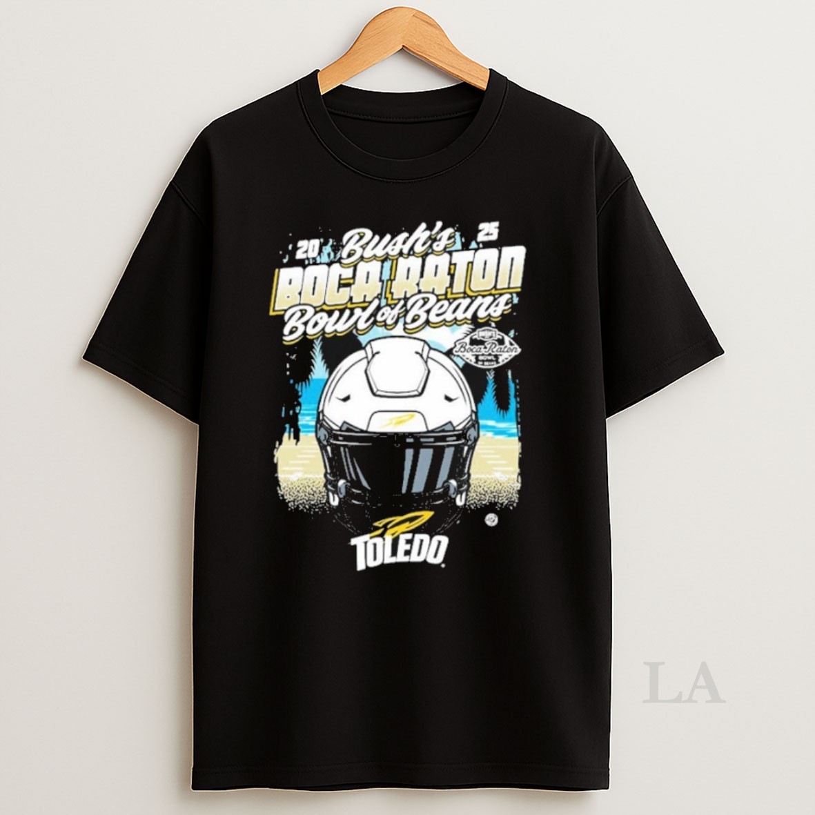 Original Toledo Rocket Bushs Boca Raton Bowl Of Beans 2025 Shirt