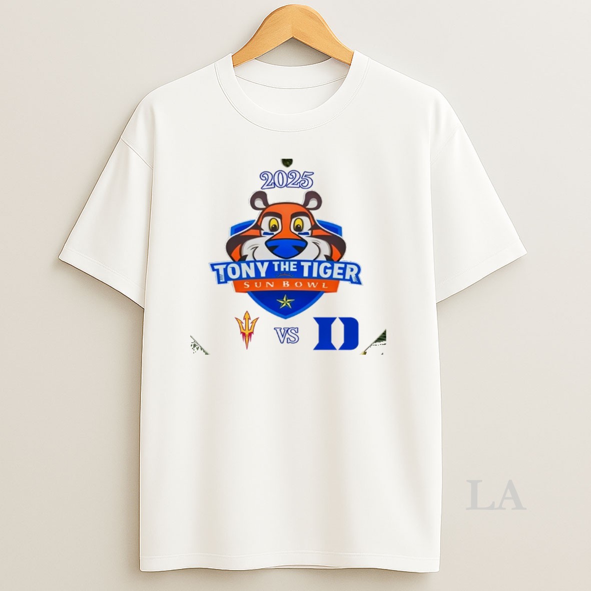 Original Tony The Tiger Sun Bowl 2025 Arizona State Sun Devils Vs Duke Blue Devils Logo Shirt
