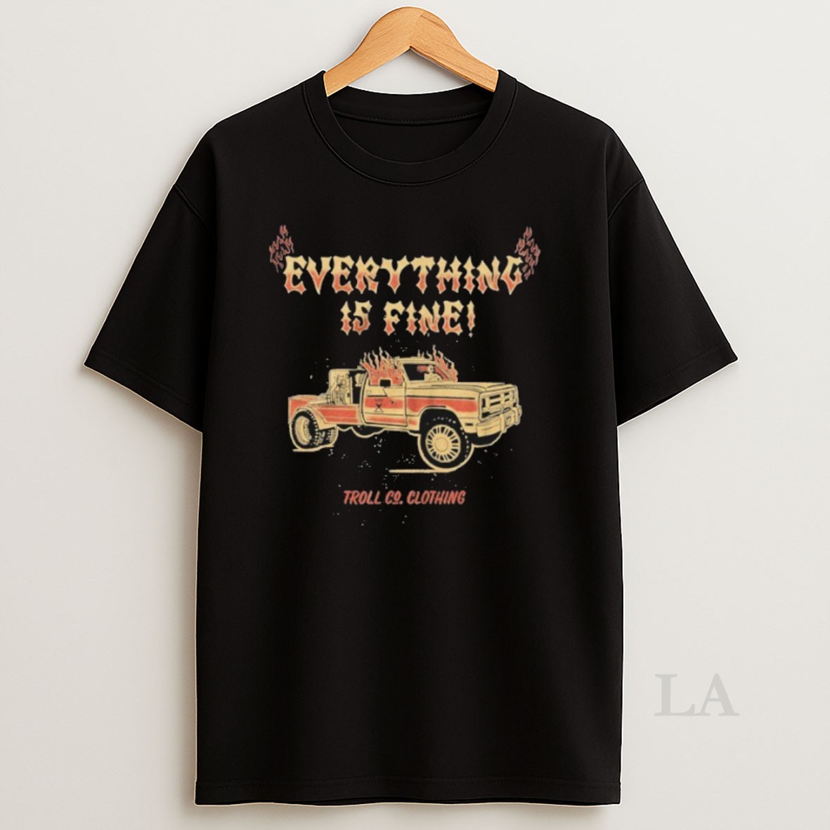 Original Troll Co Everything Is Fine Shirt