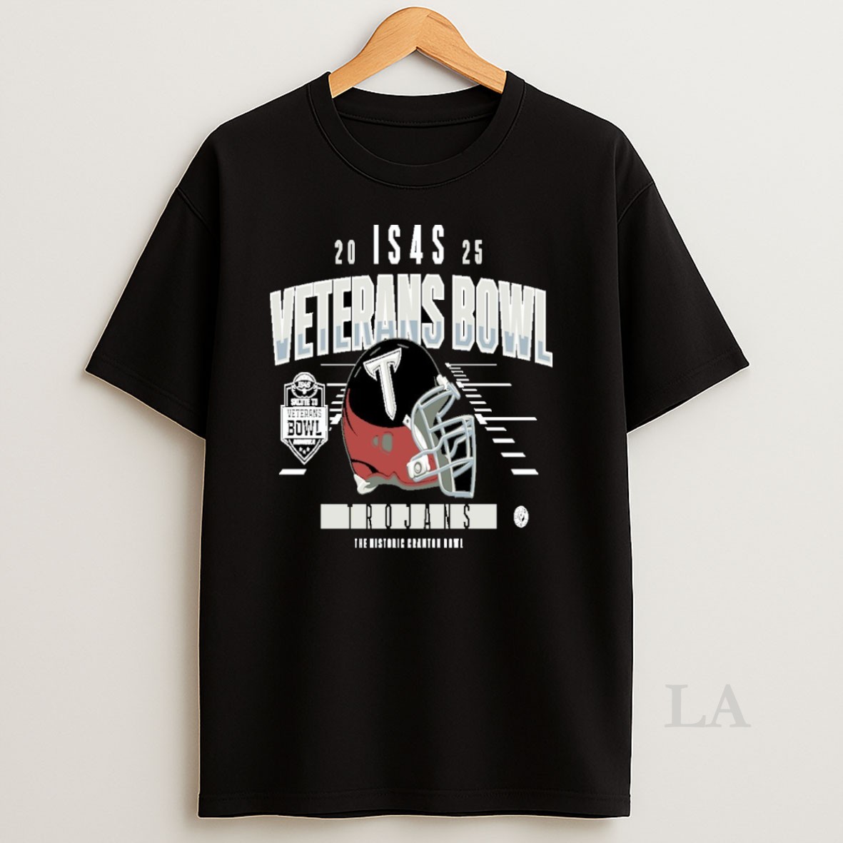 Original Troy Trojans 2025 Is4s Salute To Veterans Bowl Helmet Shirt