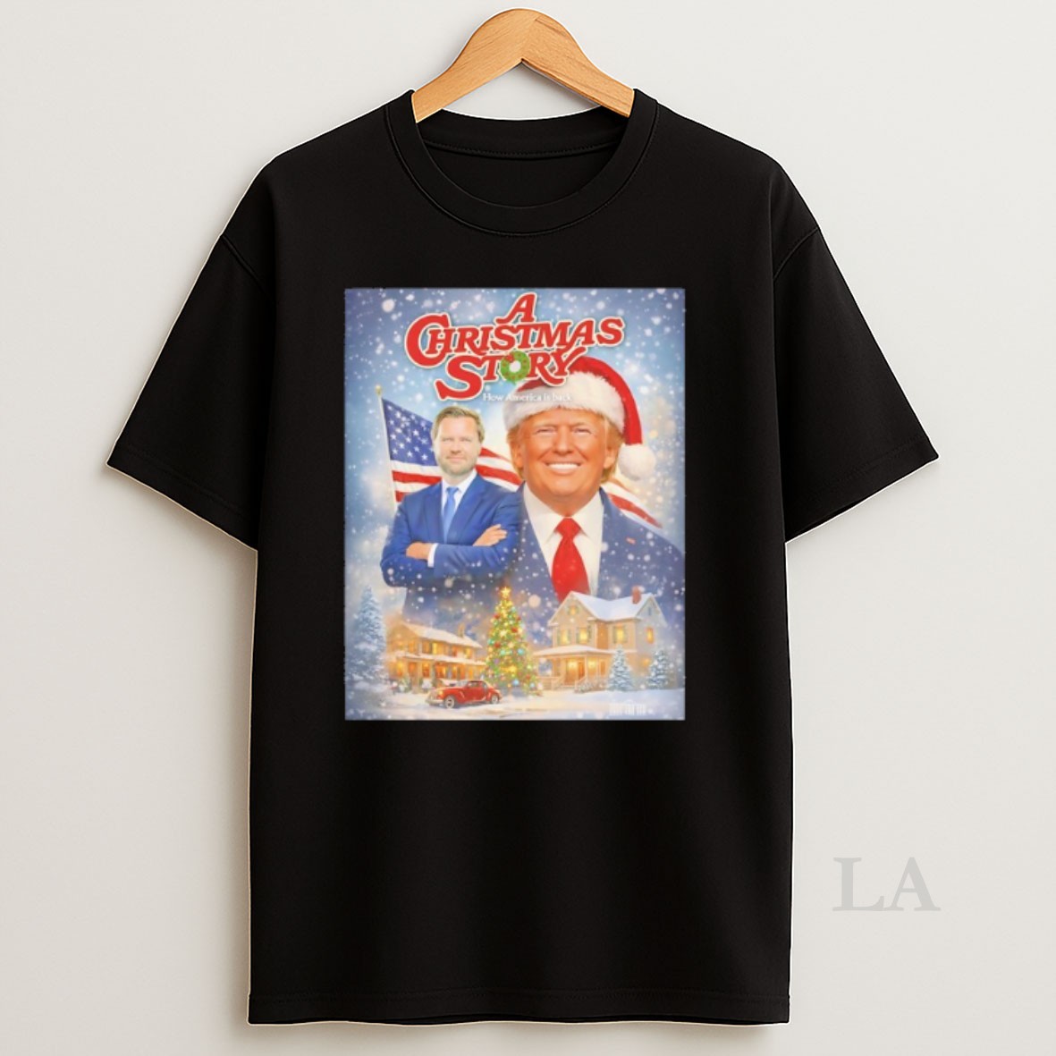 Original Trump And Vance A Christmas Story How America Is Back Shirt