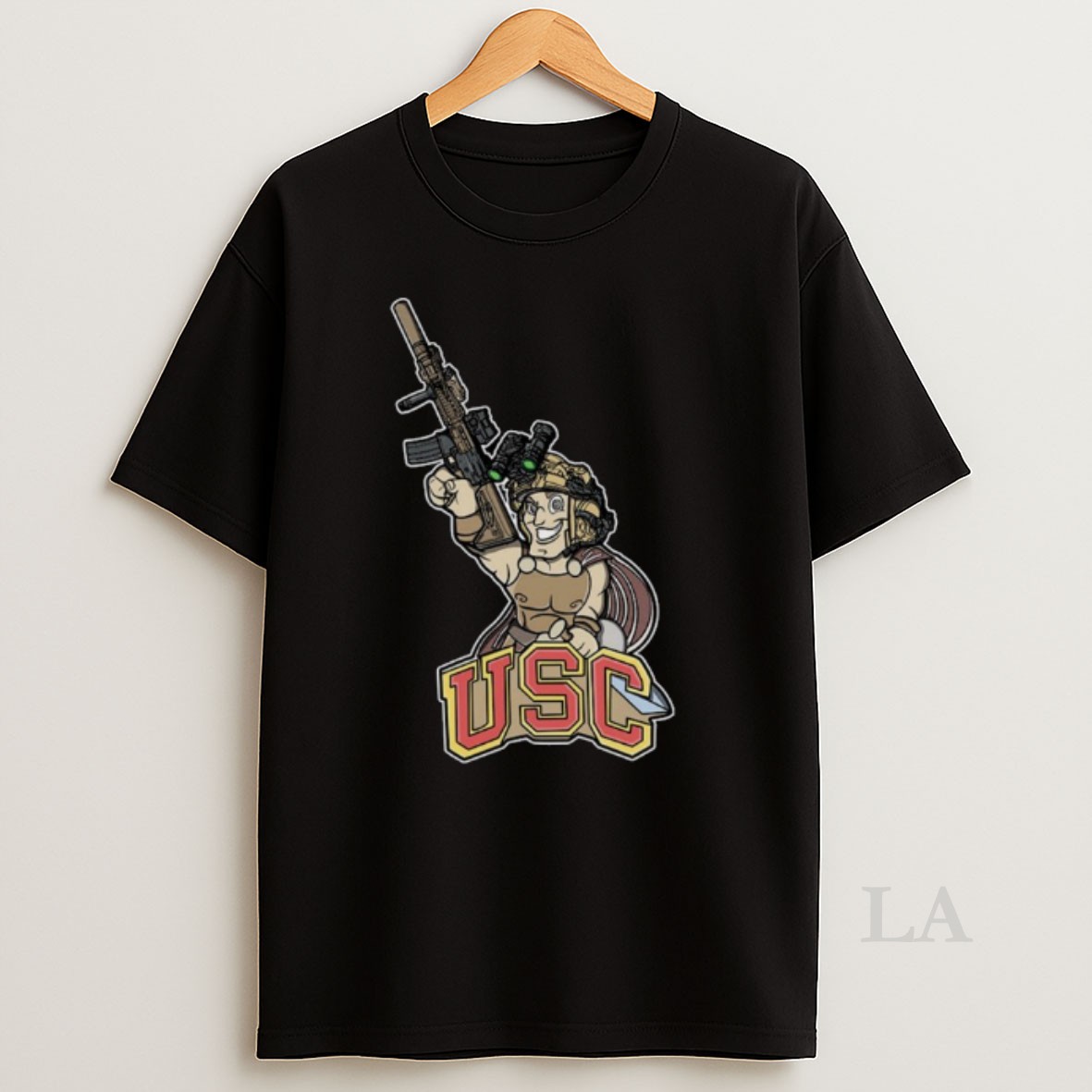 Original Usc Trojans Mascot Gun 2025 Shirt