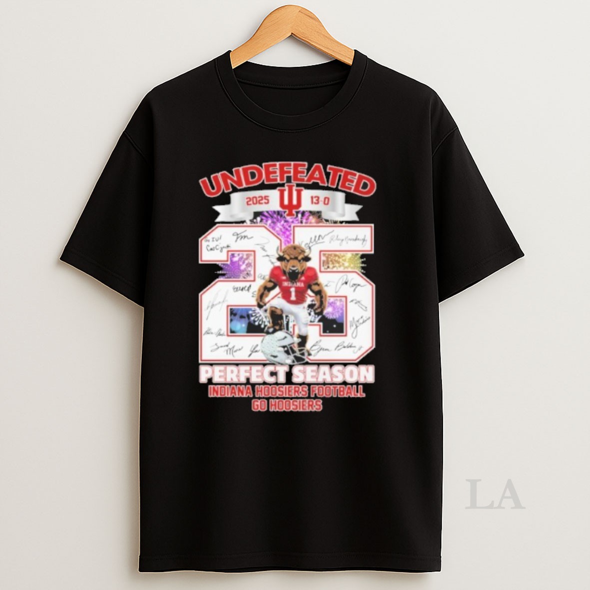 Original Undefeated 2025 13 0 25 Perfect Season Indiana Hoosiers Football Go Hoosiers Shirt