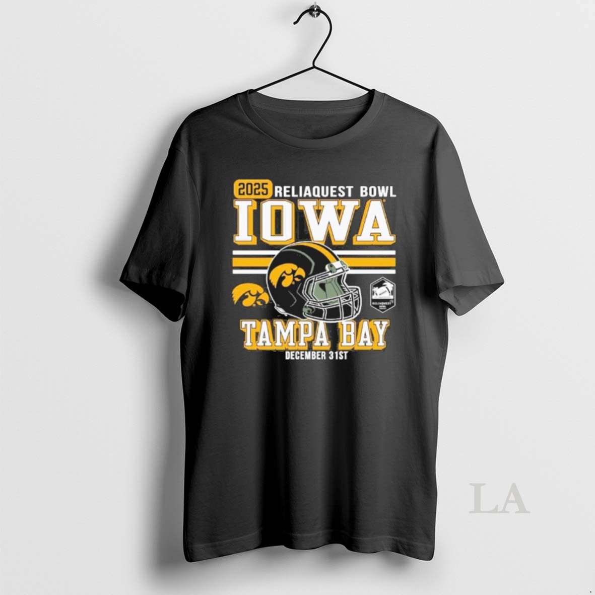 Original University Of Iowa Hawkeyes Football 2025 Reliaquest Bowl Bound Shirt