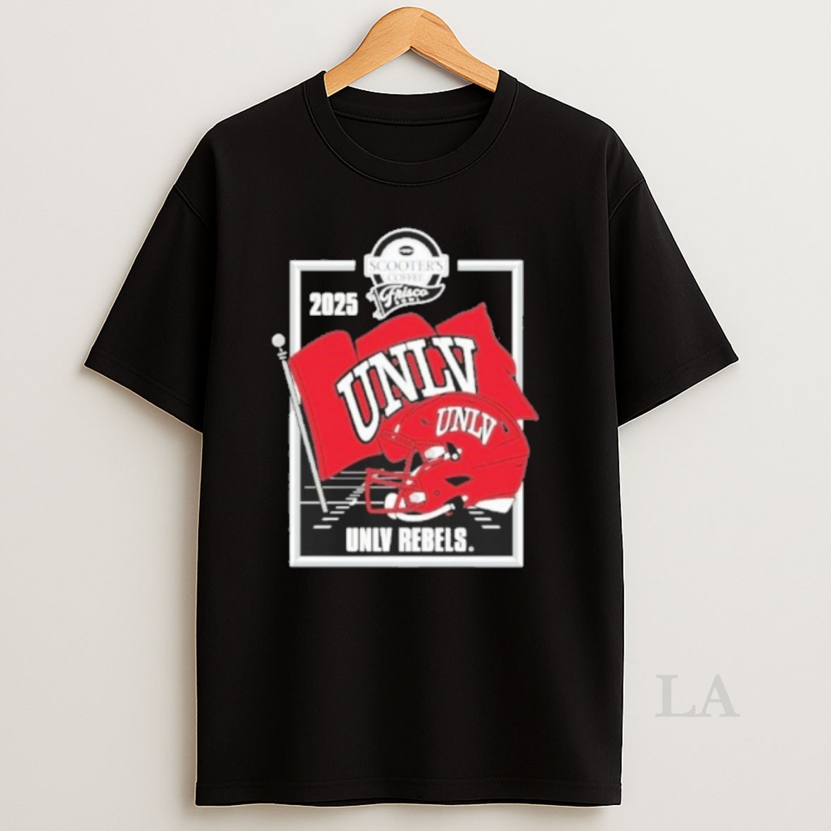 Original Unlv Rebels 2025 Frisco Bowl Helmet Chriast Shirt