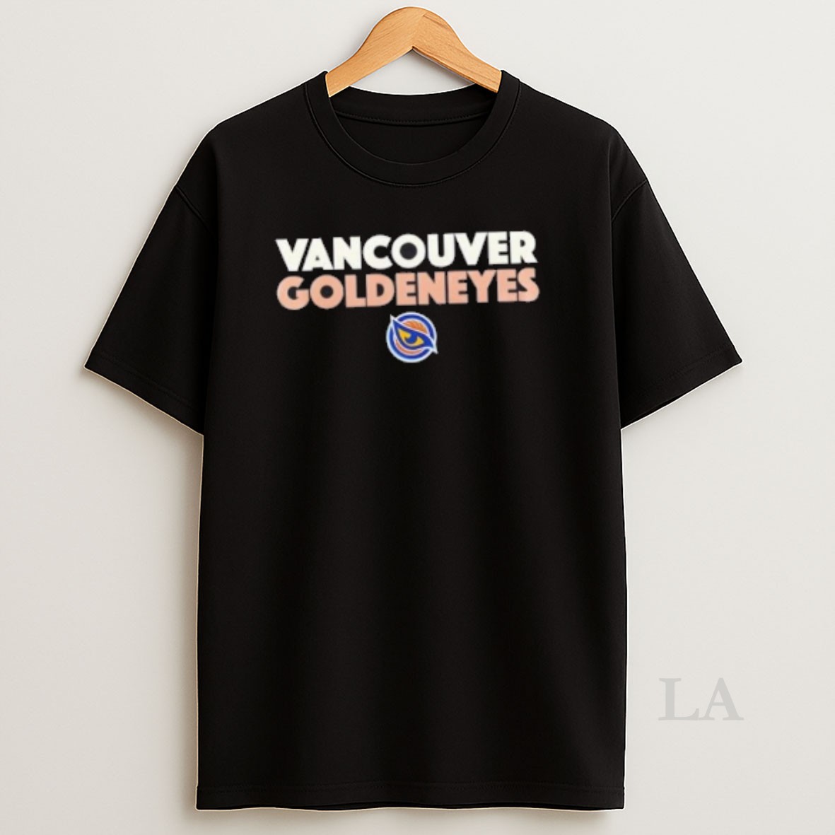 Original Vancouver Goldeneyes Royalty Local Sideline Blue 2 Sided Shirt