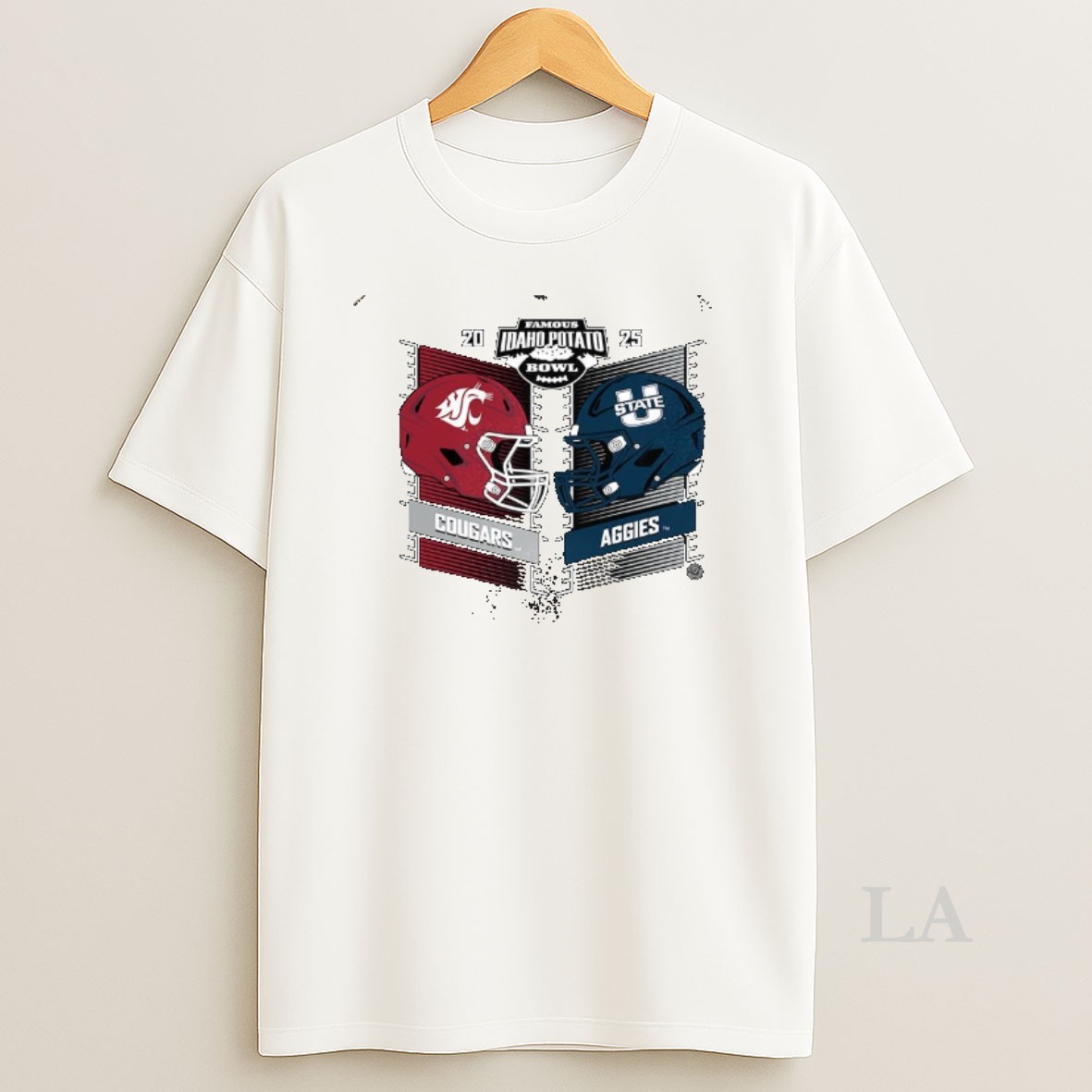 Original Washington State Cougars Vs Utah State Aggies Famous Idaho Potato Bowl 2025 Shirt