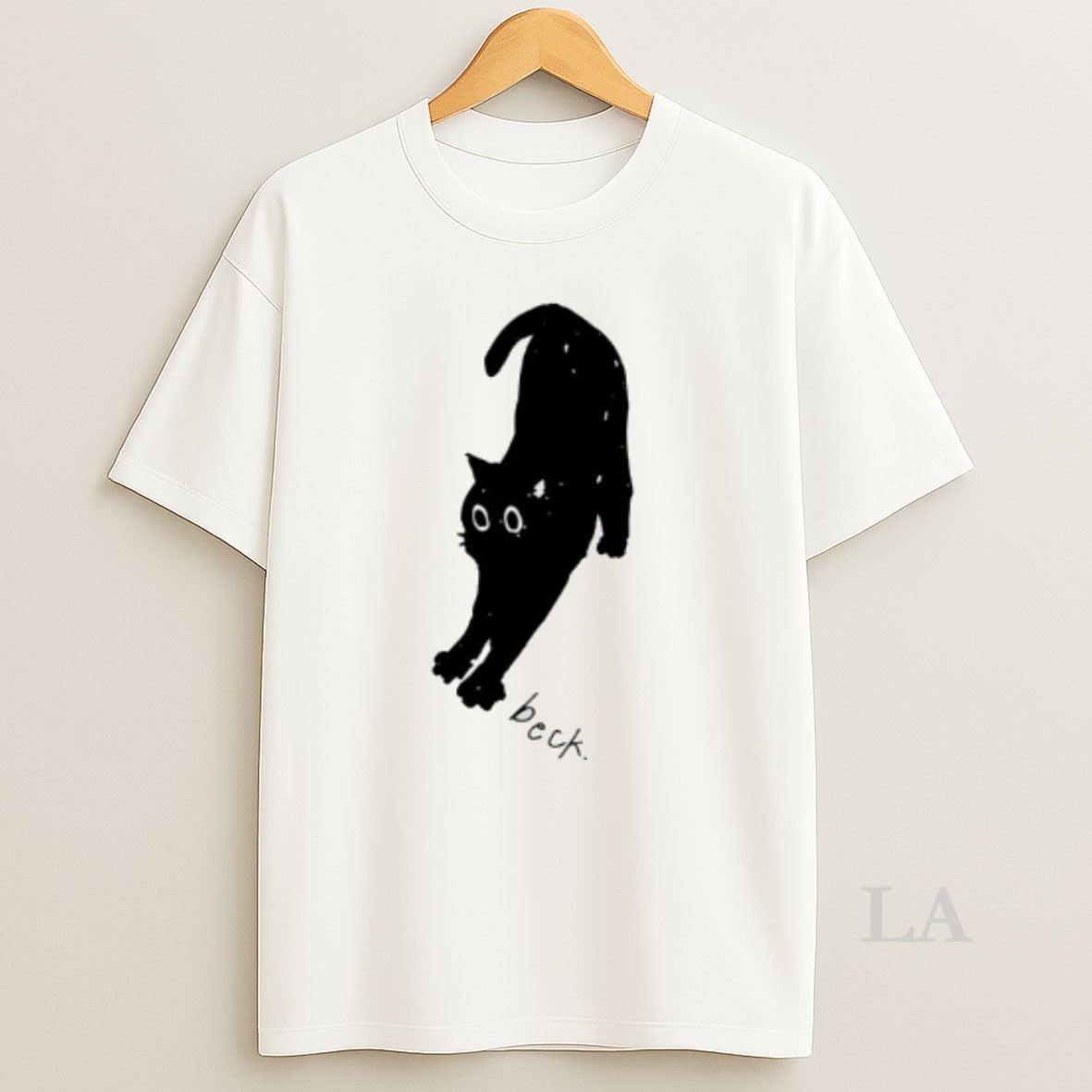 Original Wave To Earth Beck Black Cat Shirt