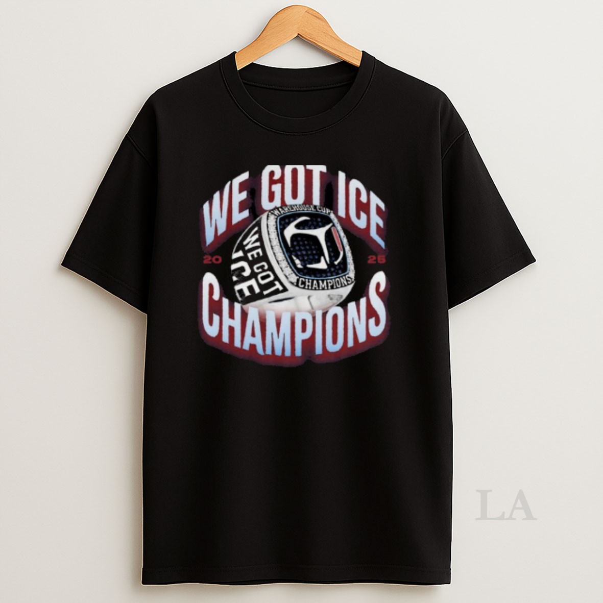 Original We Got Ice Warehouse Cup Champions 2025 Ring Shirt