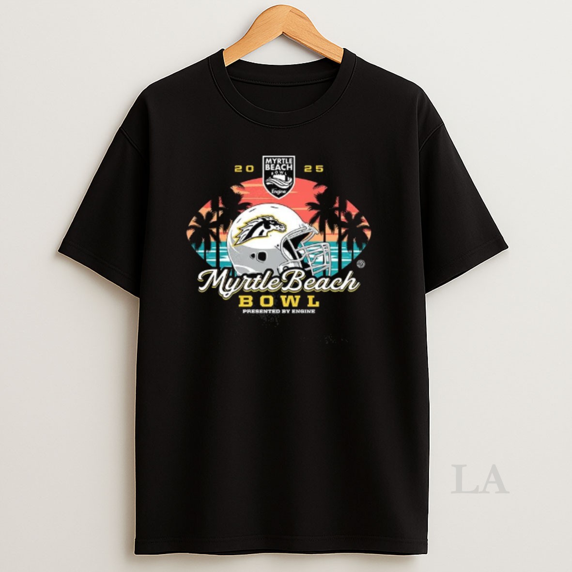 Original Western Michigan Broncos 2025 Myrtle Beach Bowl Helmet Shirt